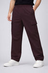 Six Pocket Cargo Trouser - Burgundy