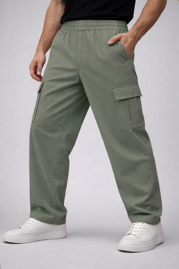 Six Pocket Cargo Trouser - Mint