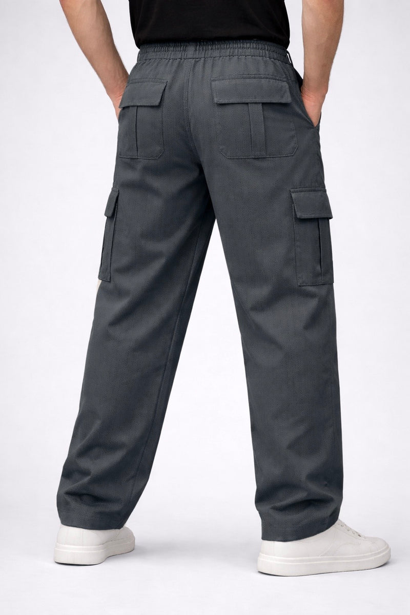 Six Pocket Cargo Trouser - Charcol – Daastan