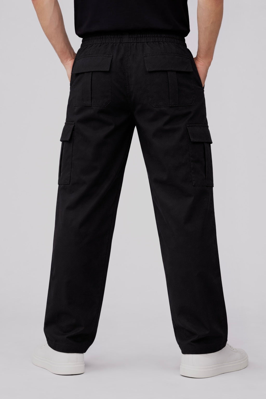 Six Pocket Cargo Trouser - Black