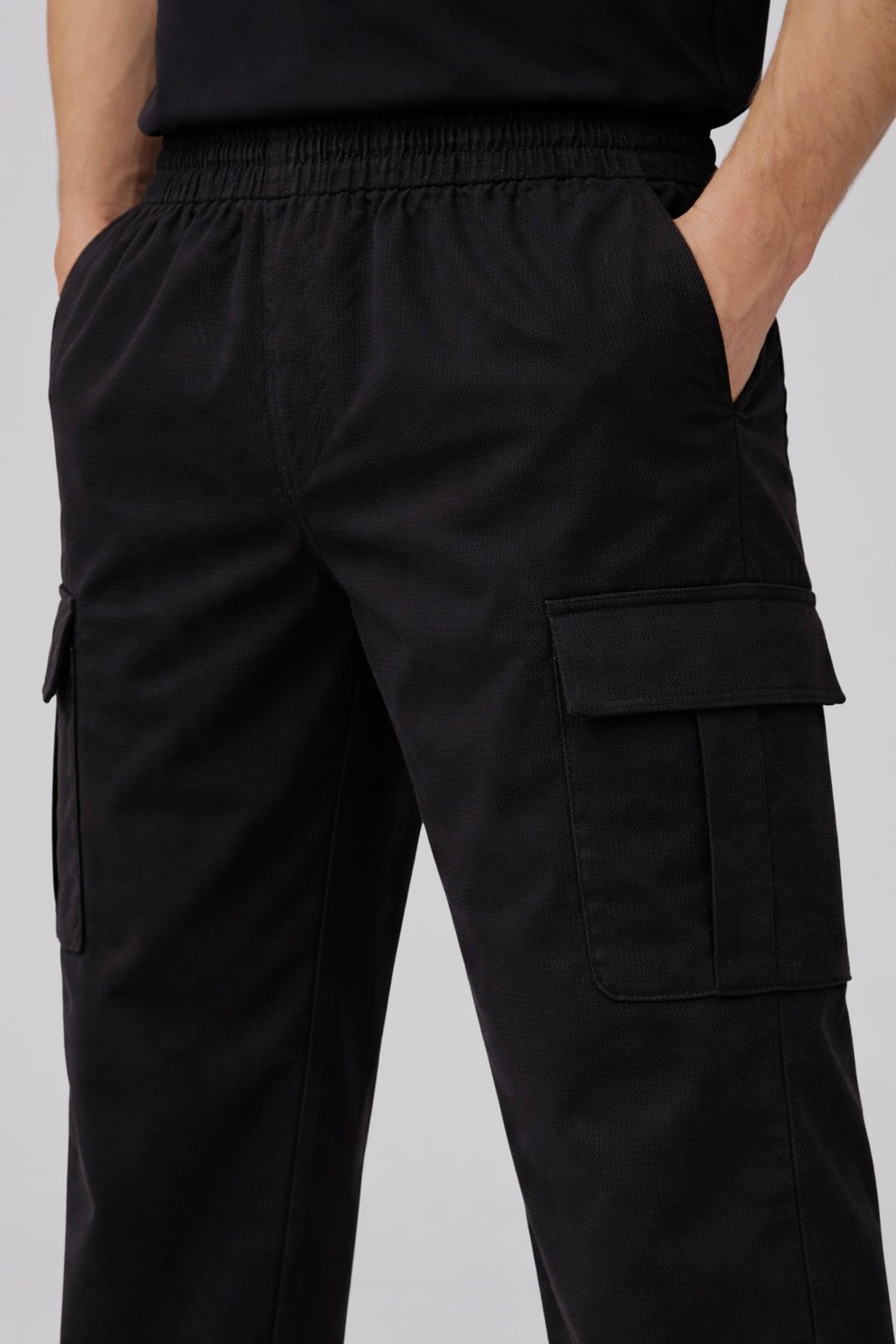 Six Pocket Cargo Trouser - Black