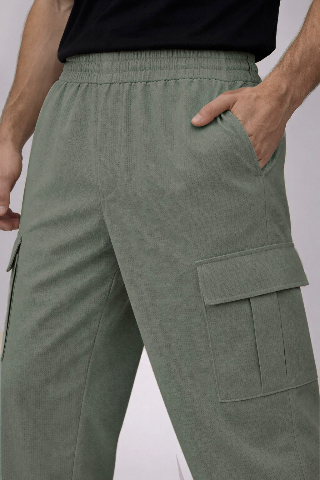 Six Pocket Cargo Trouser - Mint