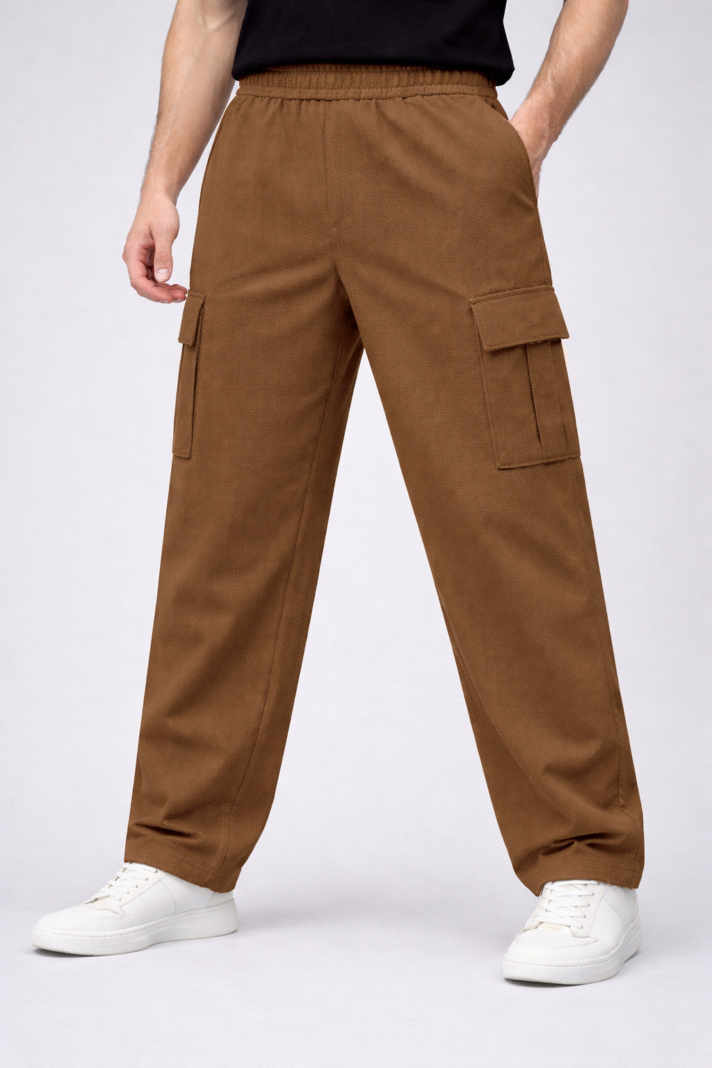 Six Pocket Cargo Trouser - Camel