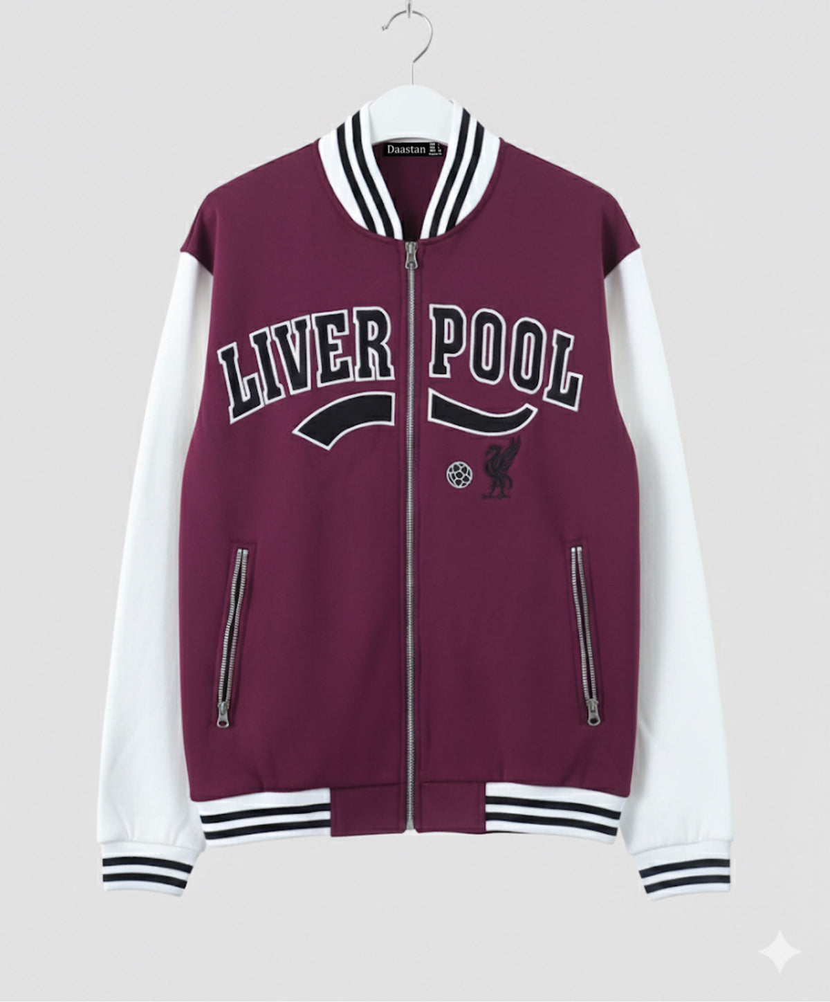 Premium Varsity Jacket - Maroon