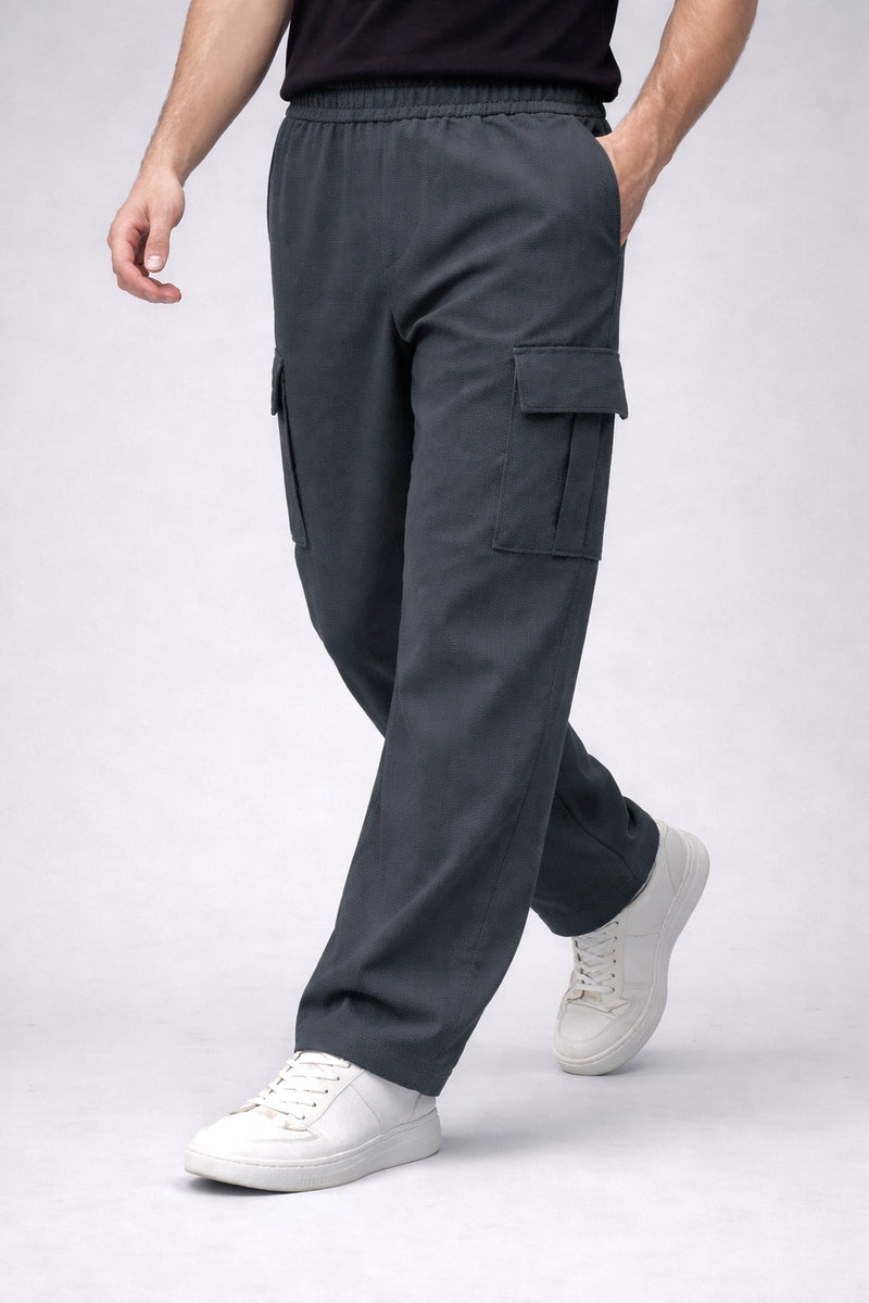 Six Pocket Cargo Trouser - Charcol – Daastan
